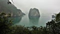 Halong Bay. Vietnam. Sowing site of Bo Hon Island Royalty Free Stock Photo